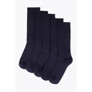 Set de sosete lungi uni - 5 perechi