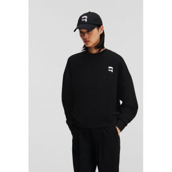 Bluza sport supradimensionata cu maneci cazute