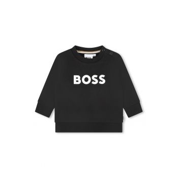 BOSS - Bluza sport din amestec de bumbac cu logo