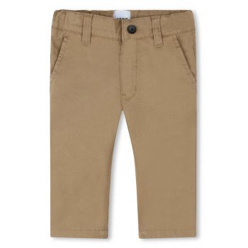 BOSS - Pantaloni chino din amestec de bumbac