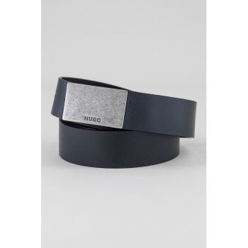 Curea de piele cu catarma tip placuta Gand