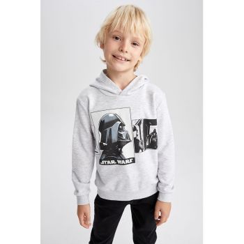 Hanorac din amestec de bumbac cu imprimeu cu Star Wars