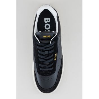 Pantofi sport de piele cu garnituri de piele intoarsa Baltimore