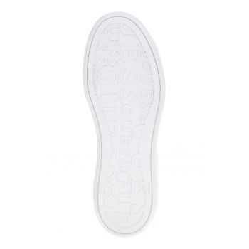 Pantofi sport de piele ecologica cu logo