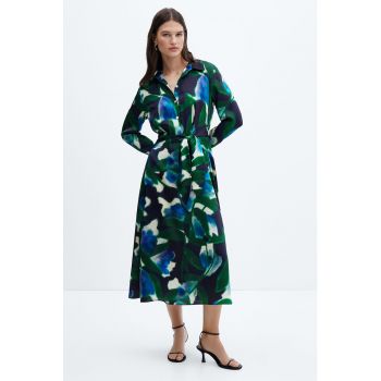Rochie maxi cu imprimeu Guillem