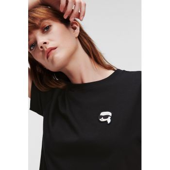 Tricou de bumbac organic cu logo Ikonik