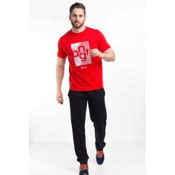 Tricou din amestec de bumbac cu imprimeu logo