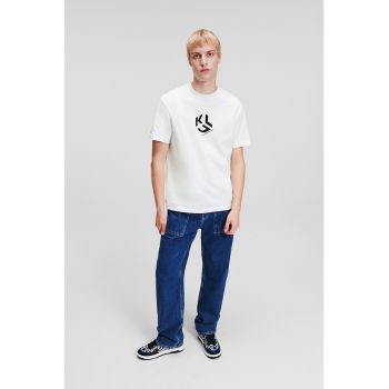 Tricou din bumbac organic cu imprimeu logo