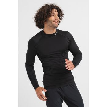 Bluza cu maneci raglan si tehnologie Dri-FIT pentru fitness Pro la reducere