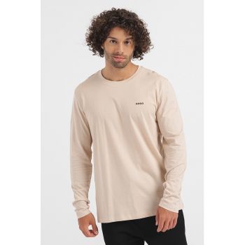 Bluza din bumbac cu decolteu rotund Derol