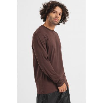 Bluza din bumbac cu decolteu rotund Derol
