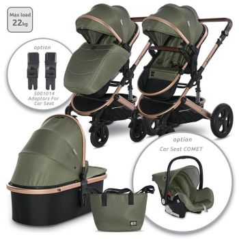 Carucior Transformabil 2 in 1 Boston Loden Green Summer ieftin