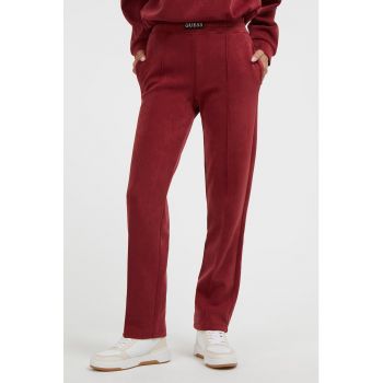 JEANS - Pantaloni cu aspect de catifea si logo - pentru fitness