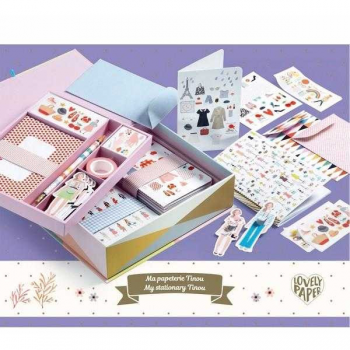 Set Tinou Papetarie Felicitari Coli Autocolante Semne Carte Creion Radiera Caiet Multicolor