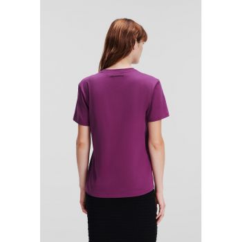 Tricou de bumbac organic cu logo Ikonik
