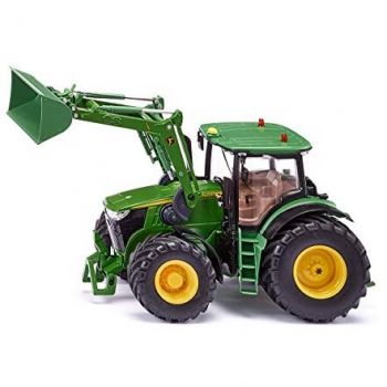 Jucarie Control32 John Deere 7310R with front loader and Bluetooth app control, RC (green)
