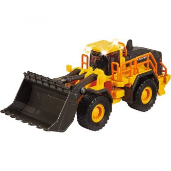 Jucarie Volvo wheel loader, toy vehicle (with light and sound)