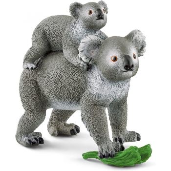 Jucarie Wild Life Koala mother with baby, toy figure