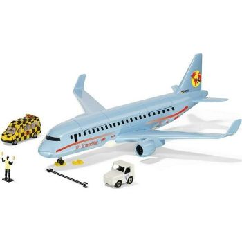 Jucarie WORLD airliner toy vehicle (light blue, with accessories)