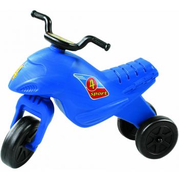 Motocicleta Copii cu trei roti fara pedale mare culoarea Albastru Inchis de firma originala