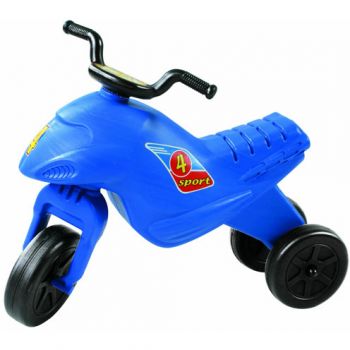 Motocicleta Copii cu trei roti fara pedale mediu culoarea Albastru Inchis de firma originala