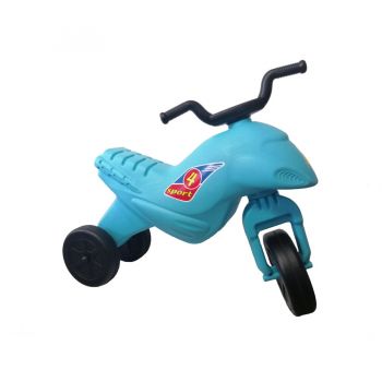 Motocicleta Copii cu trei roti fara pedale mic culoarea Albastru Deschis de firma originala