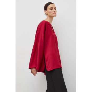 By Malene Birger bluza femei, culoarea rosu, neted de firma originala