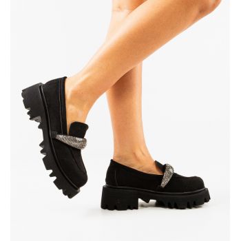 Pantofi Casual Spikez Negri
