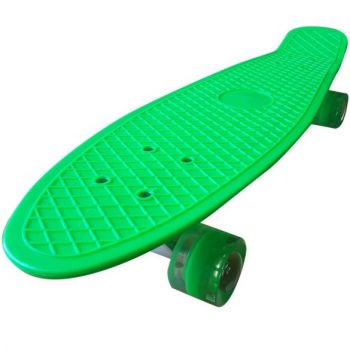 PennyBoard pentru copii, cu roti luminoase, verde (Culoare produse: verde)