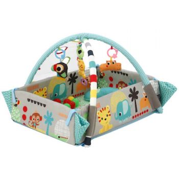 Saltea de joaca Happy Baby 5 in 1 (CULOARE: Albastru, TIP PRODUS: Jucarii interactive bebelusi)