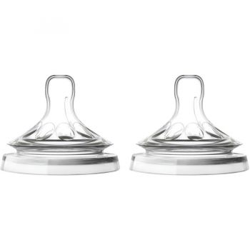 Tetina Tetina Natural Philips-Avent SCF046/27, pentru hrana densa, 6luni+, forma Y, fara BPA, 2 buc