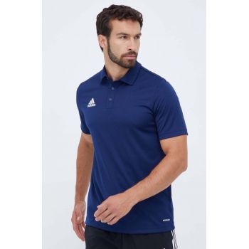 adidas Performance polo de antrenament Entrada 22 culoarea bleumarin, cu imprimeu H57487 ieftin