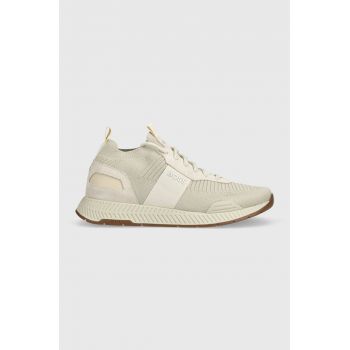 BOSS sneakers Titanium culoarea gri, 50498245