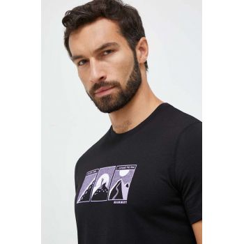 Mammut tricou sport Core culoarea negru, cu imprimeu