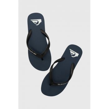 Quiksilver slapi barbati, culoarea albastru marin