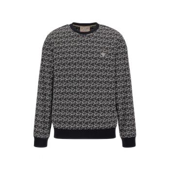 Bluza sport cu model monograma