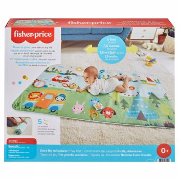 Covoras de joaca 150 cm Fisher Price Extra Big Adventures