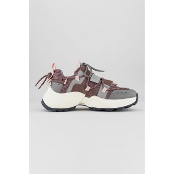 Pantofi sport de piele ecologica si material textil Tazmania