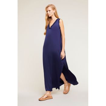 Rochie maxi de satin