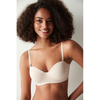 Sutien balconette cu dungi