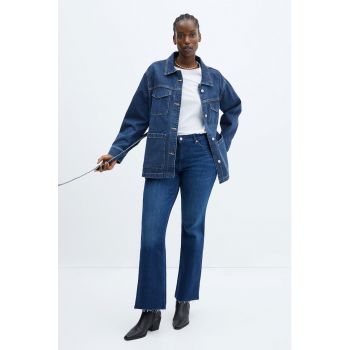 Jacheta de denim cu un cordon in talie Susan