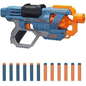 Jucarie Nerf Elite 2.0 Commander RD-6, Nerf Gun (light blue / orange)