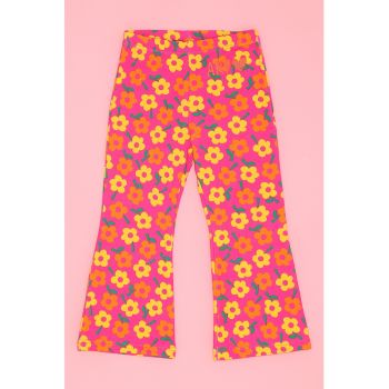 Pantaloni cu imprimeu floral