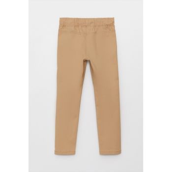 Pantaloni slim fit cu talie ajustabila]