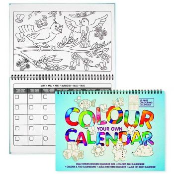 Jucarie Carte de Colorat - Calendarul meu