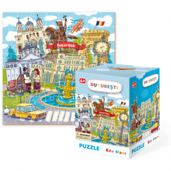 Jucarie Puzzle - Bucuresti (64 piese)