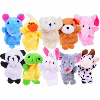 Jucarie Set 10 marionete pentru degete Animale  MY17957