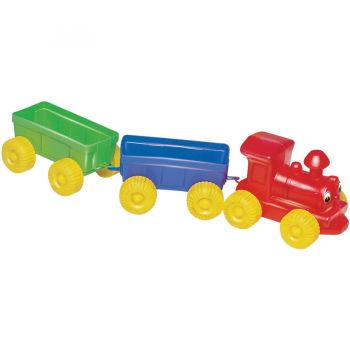 Jucarie Trenulet cu Vagoane din Plastic 3+