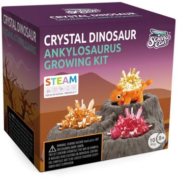 Set Experimente Cristal si Dinozaur Ankylosaurus