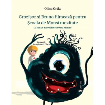 Jucarie Educativa Grozisor si Bruno filmeaza pentru Scoala de Monstruozitate